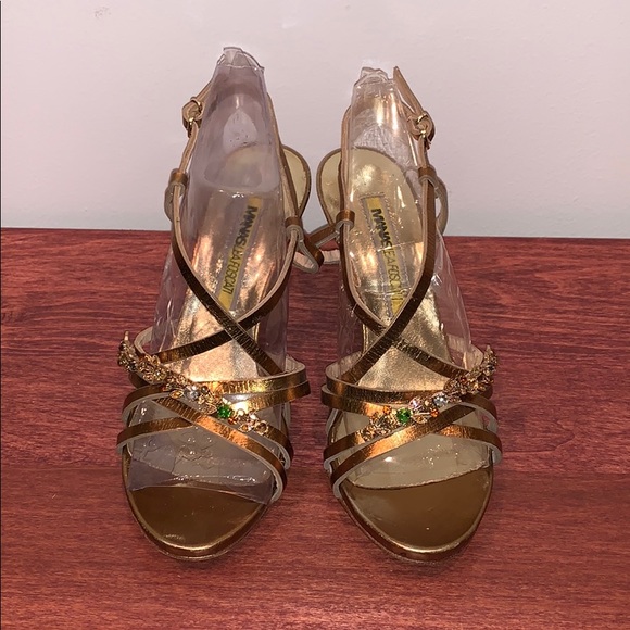 LEA FOSCATI MANAS Bedazzled Sandals made in Italy - Picture 3 of 6